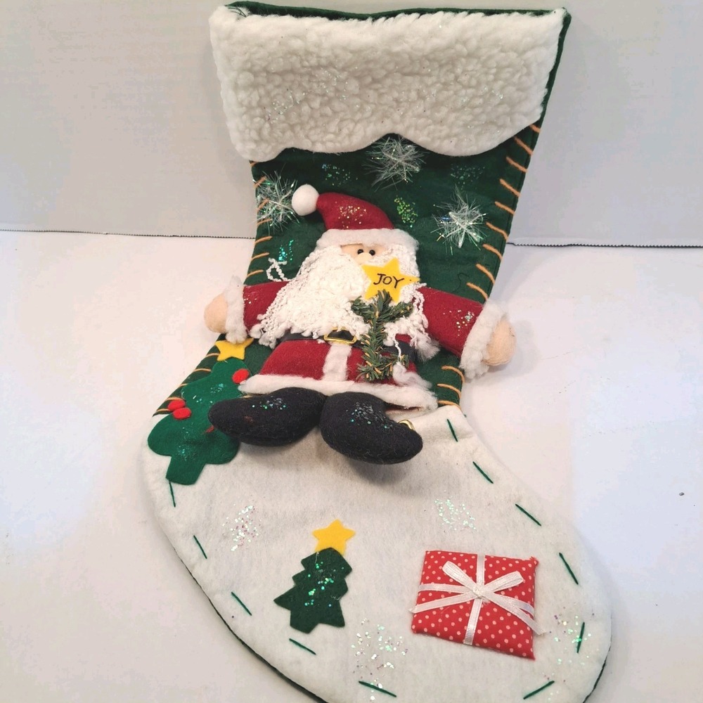 Avon Gift Collection Country Holiday Christmas Stocking Santa
